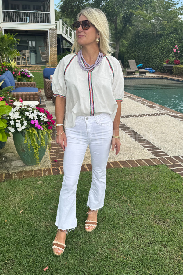 Leann top, off white