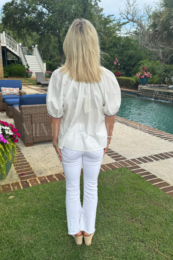 Leann top, off white