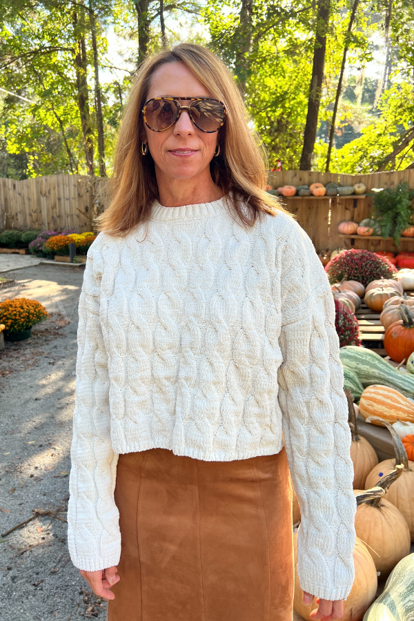Leavenworth sweater, cream