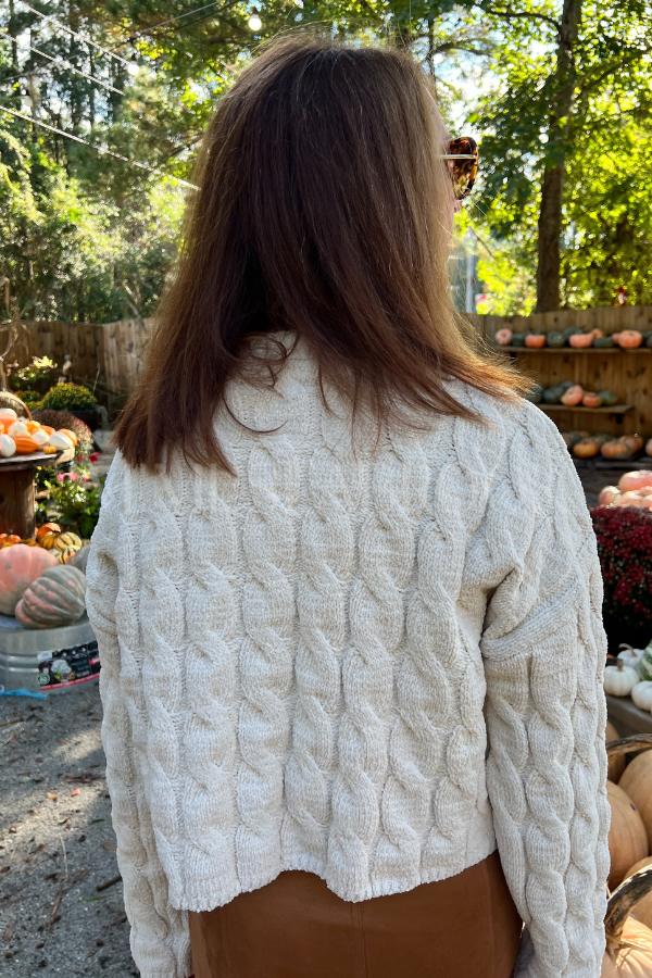 Leavenworth sweater, cream