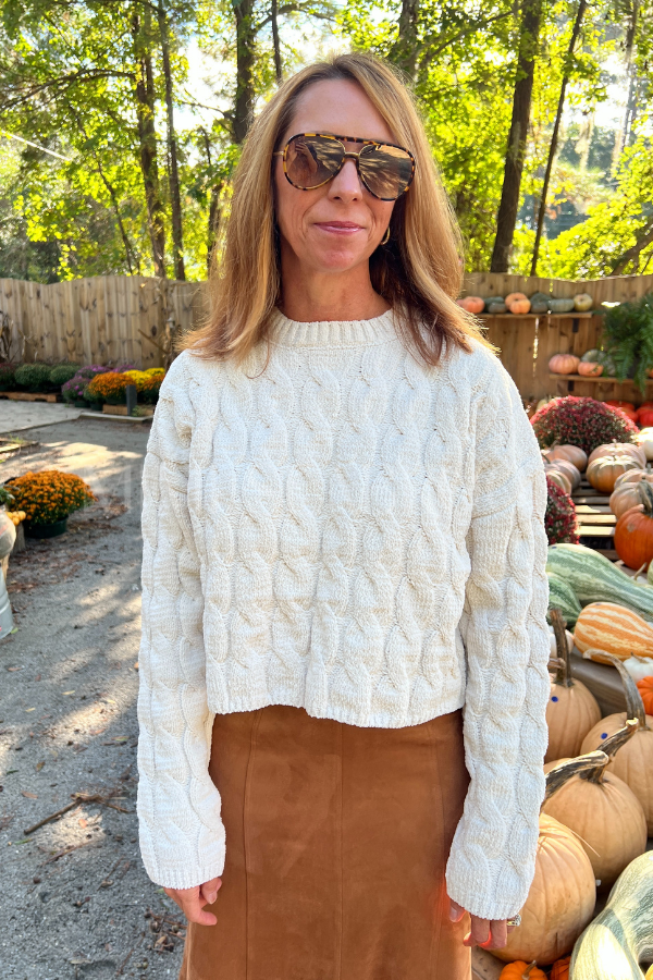 Leavenworth sweater, cream
