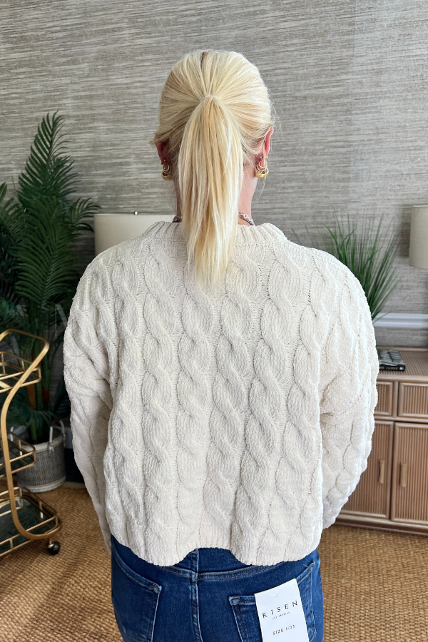 Leavenworth sweater, cream