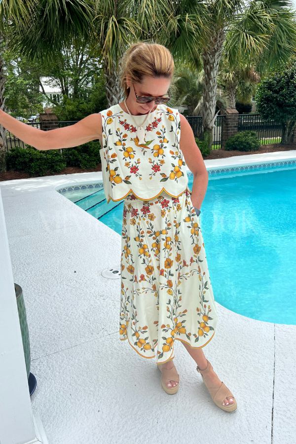 Lemon Bouquet Blouse by Farm Rio