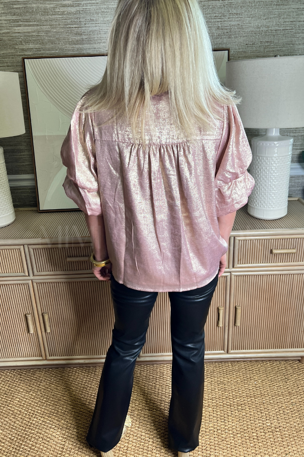 Lenin top, blush