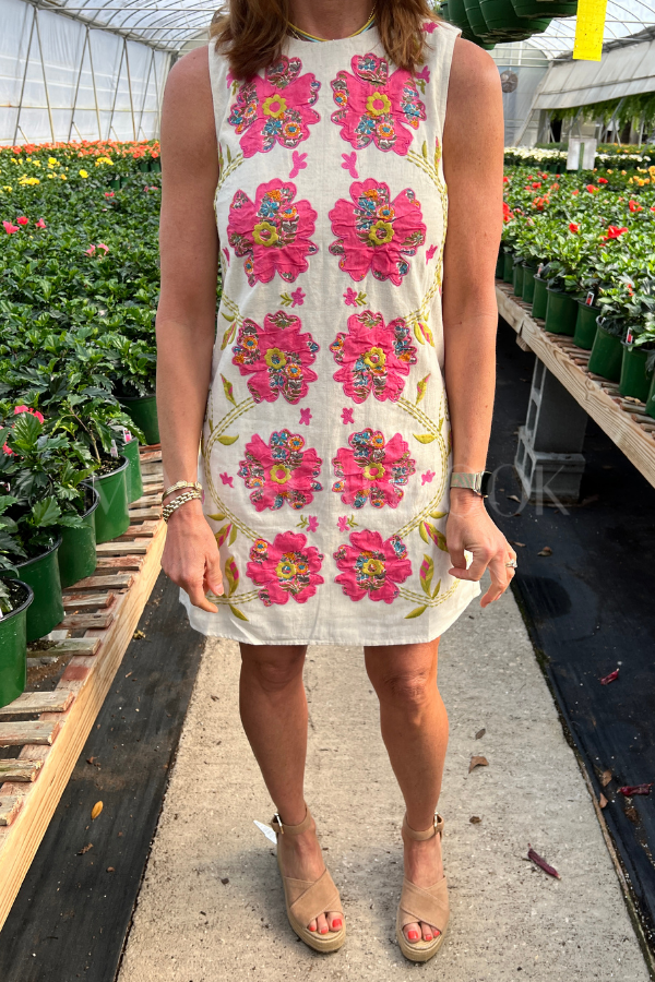 Letina dress, cream