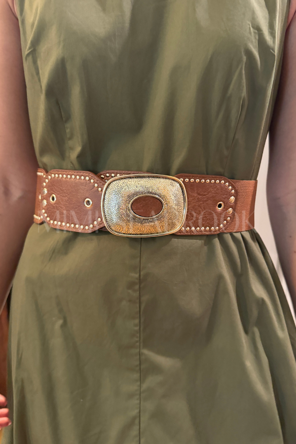 Liza belt, leopard
