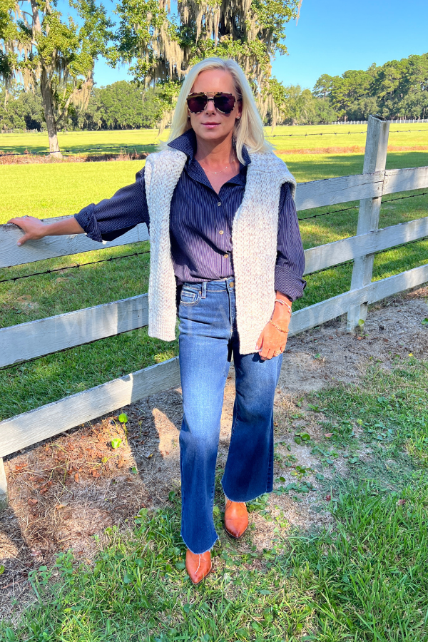 Lois top, navy
