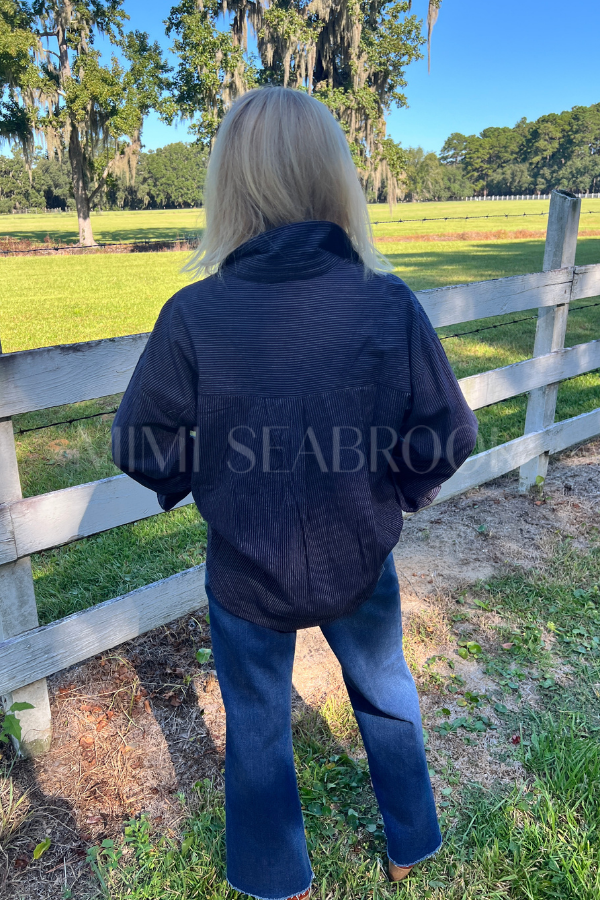 Lois top, navy