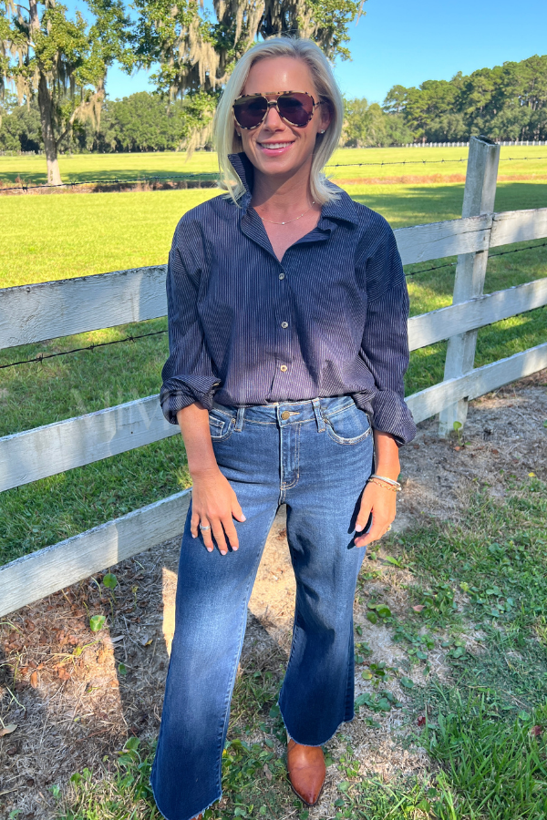 Lois top, navy