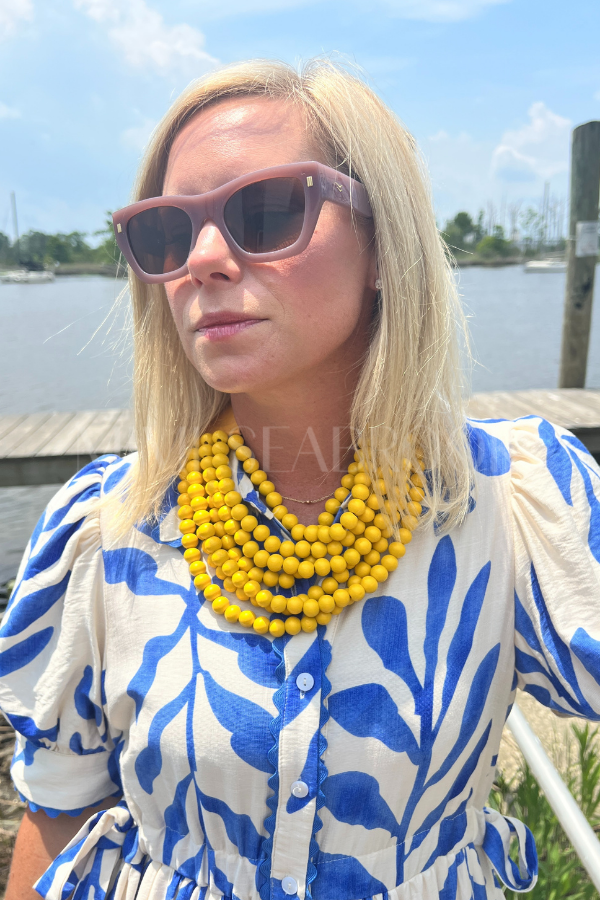Lovell necklace, yellow