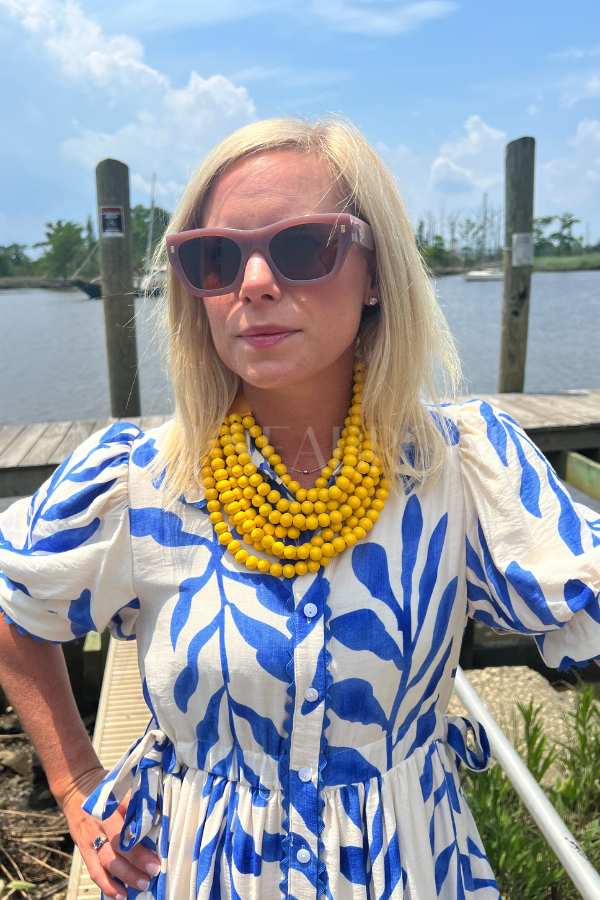 Lovell necklace, yellow