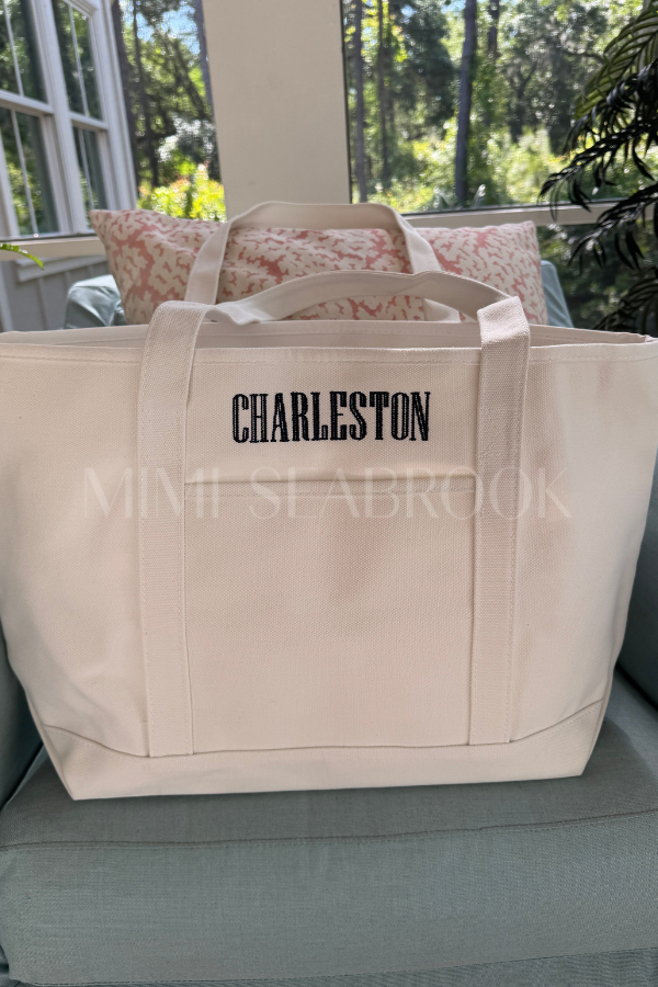 Lowcountry Tote Bag by Mimi Seabrook, Charleston (pre-order)
