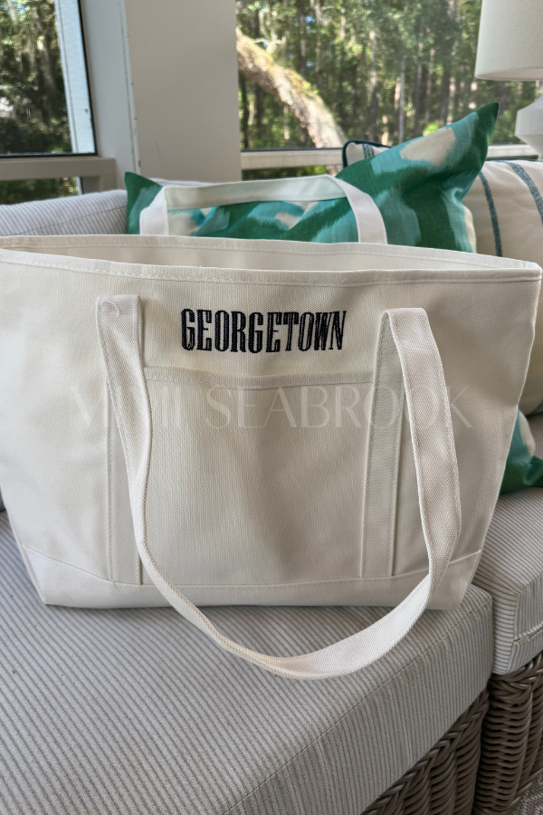 Lowcountry Tote Bag by Mimi Seabrook, Georgetown (Pre-order)