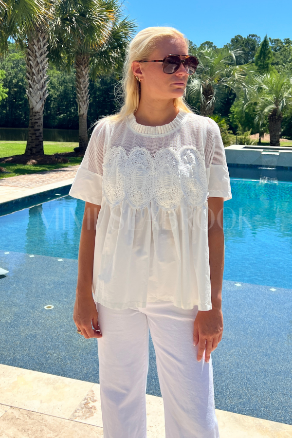 Lucas top, white