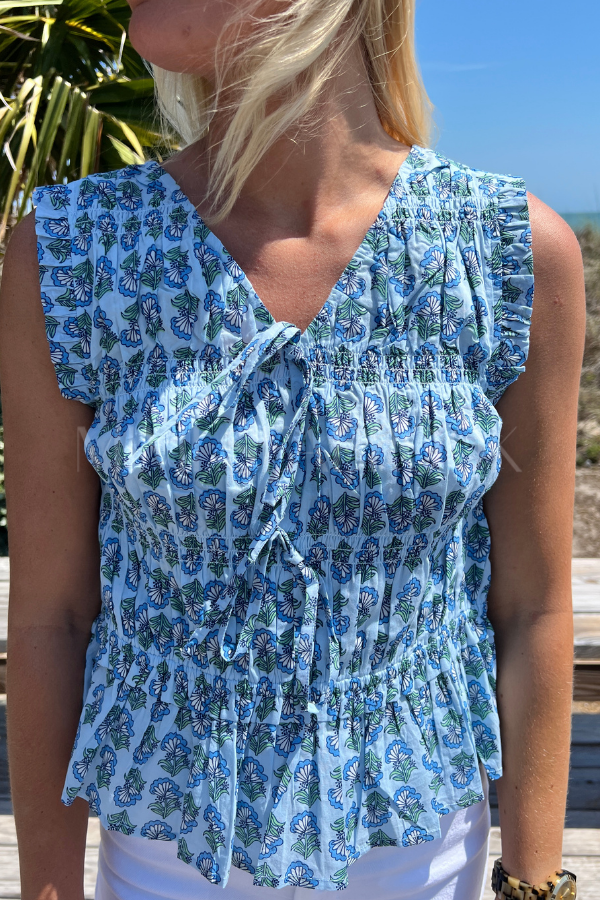 Lucine top, blue