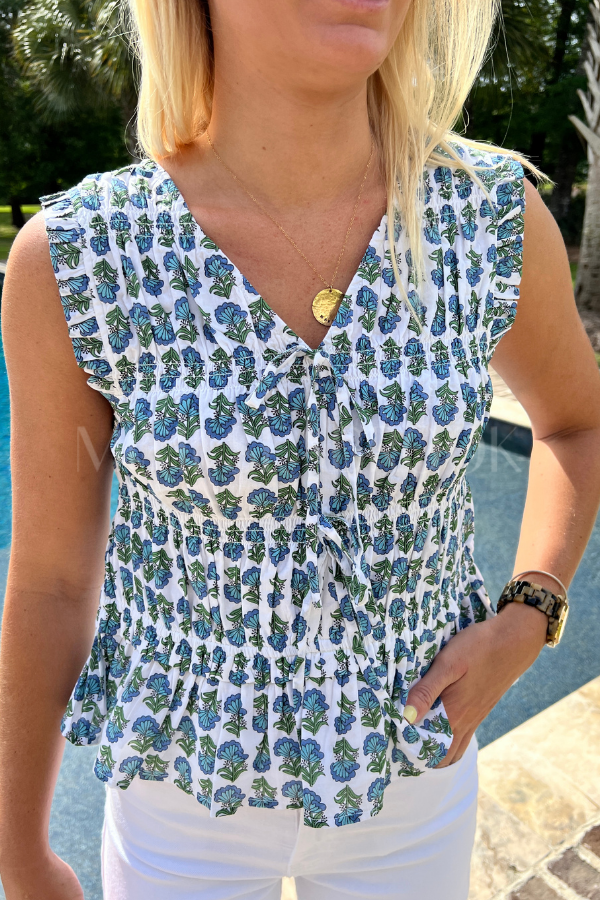 Lucine top, white