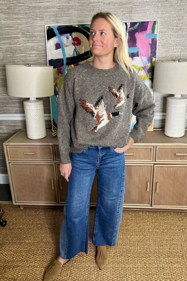 Mallard sweater, mocha