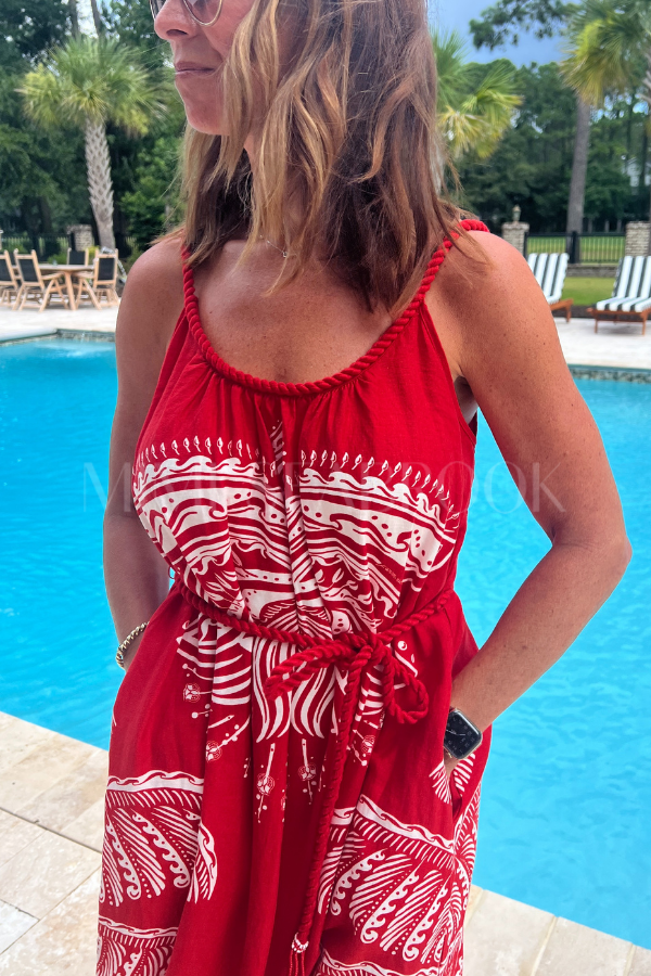 Majestic Coconut Tree Maxi Dress by Farm Rio