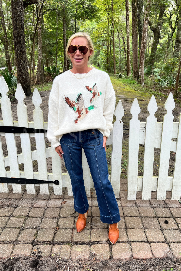 Mallard sweater, cream