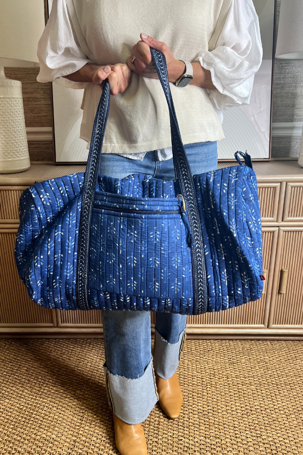 Marabell quilted bag, blue