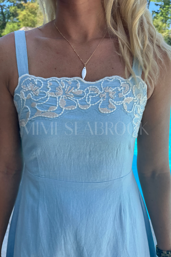 Marceline Midi Dress, Glacier Lake by Cleobella