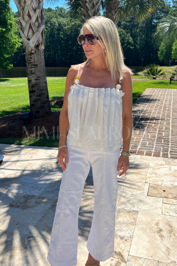 Martine Top, Ivory by Cleobella