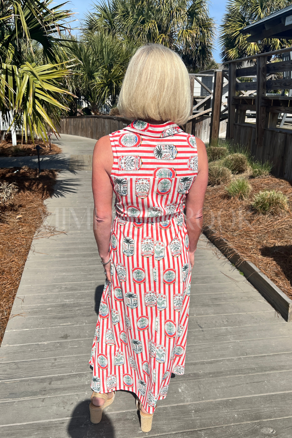 Mary Ellen dress, red