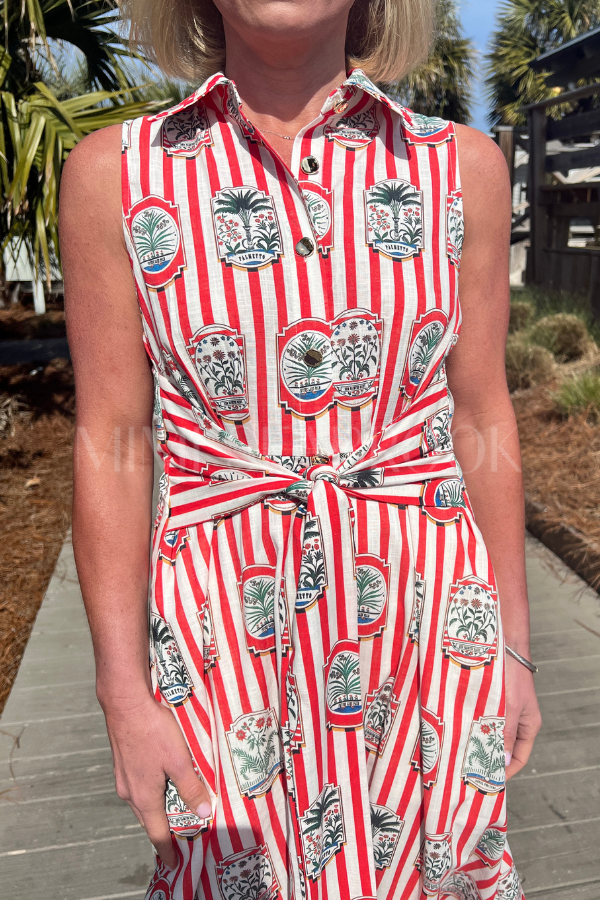 Mary Ellen dress, red