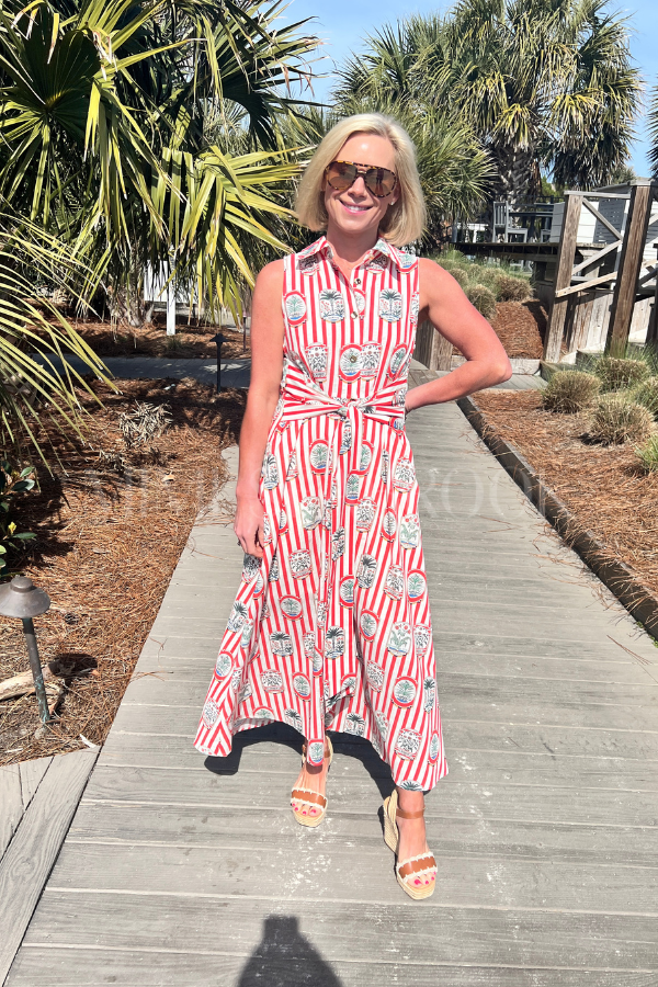 Mary Ellen dress, red