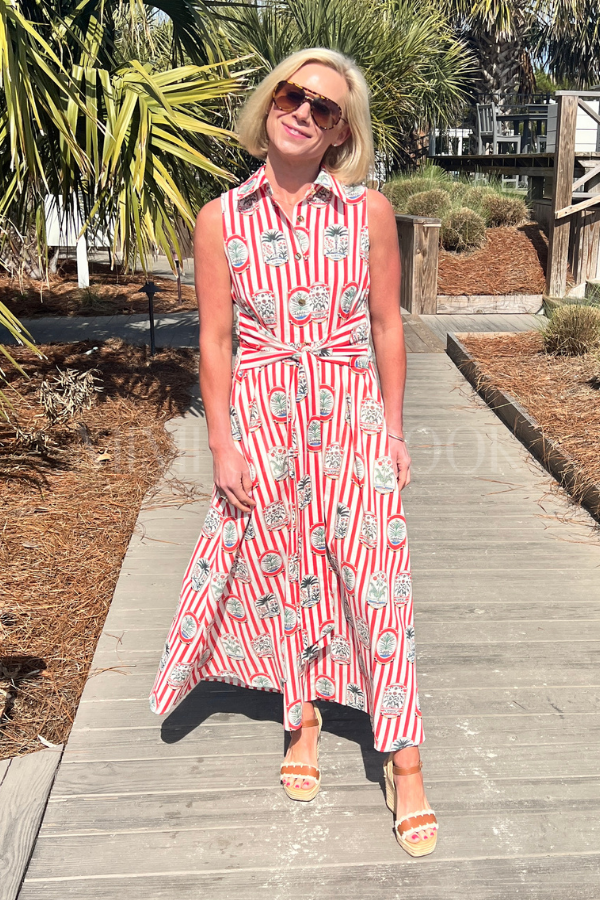 Mary Ellen dress, red