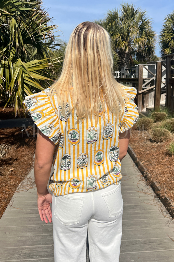 Matthias top, gold