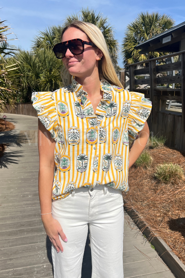 Matthias top, gold