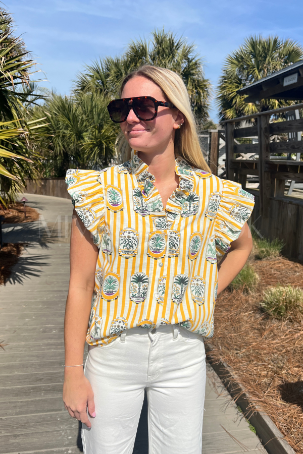 Matthias top, gold