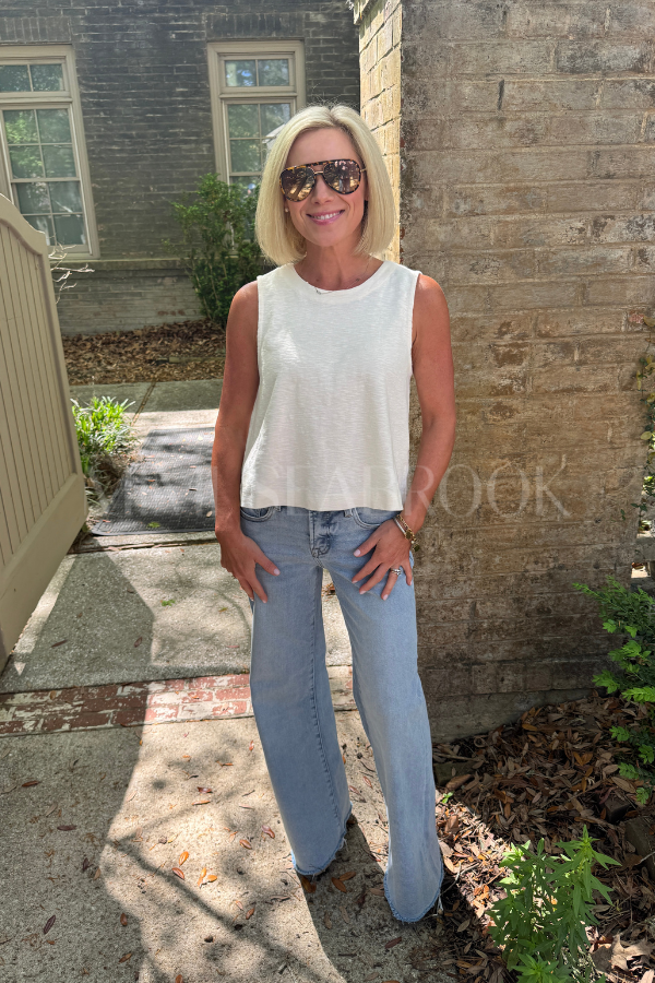 Mavis top, cream