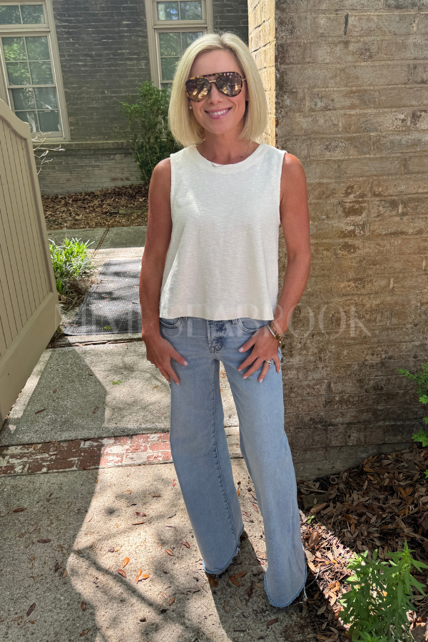 Mavis top, cream