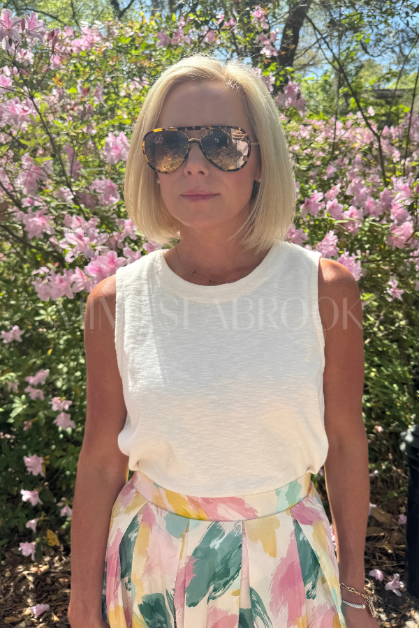 Mavis top, cream