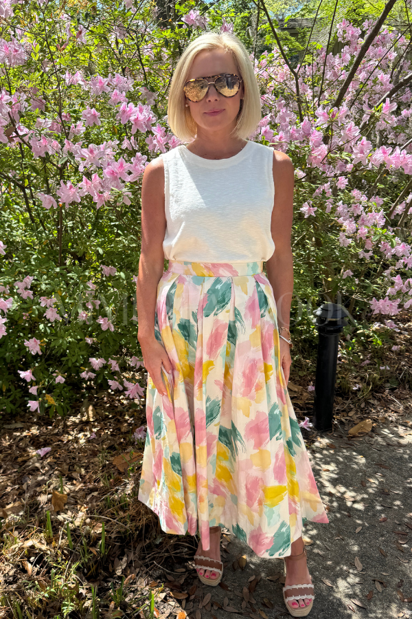 Mavis top, cream