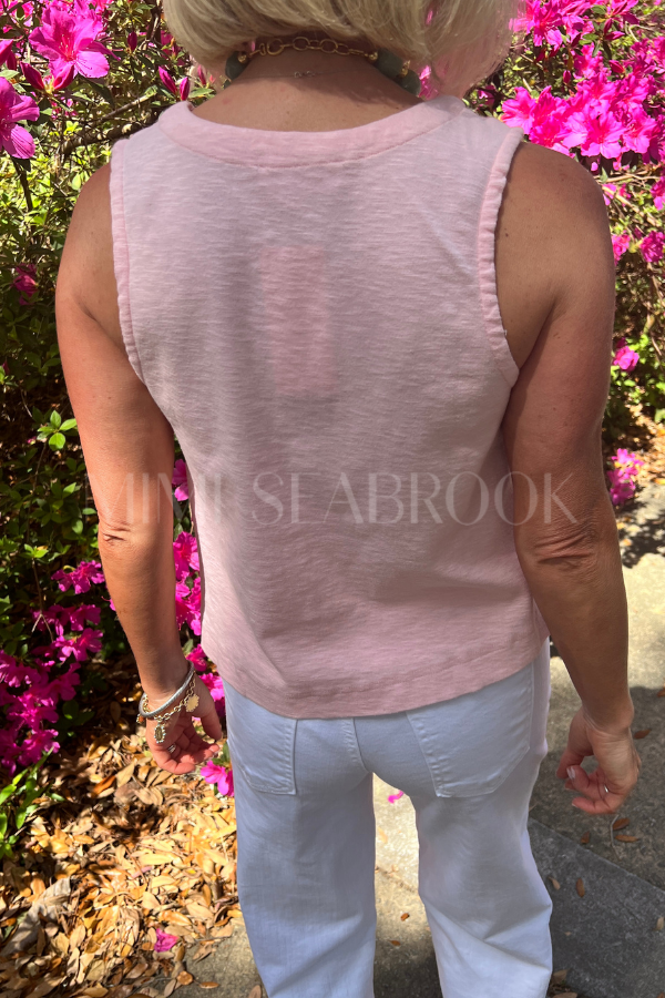Mavis top, soft pink