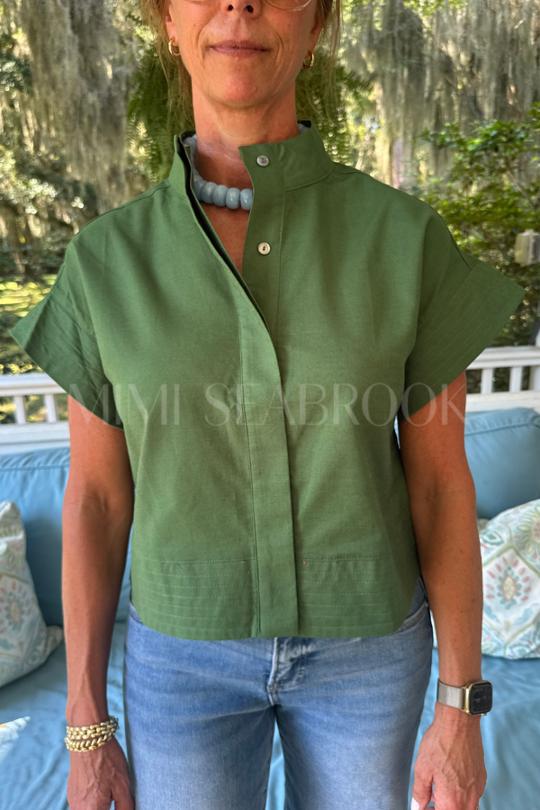 McDowell top, green