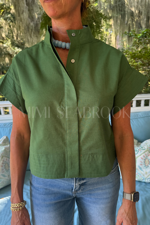 McDowell top, green