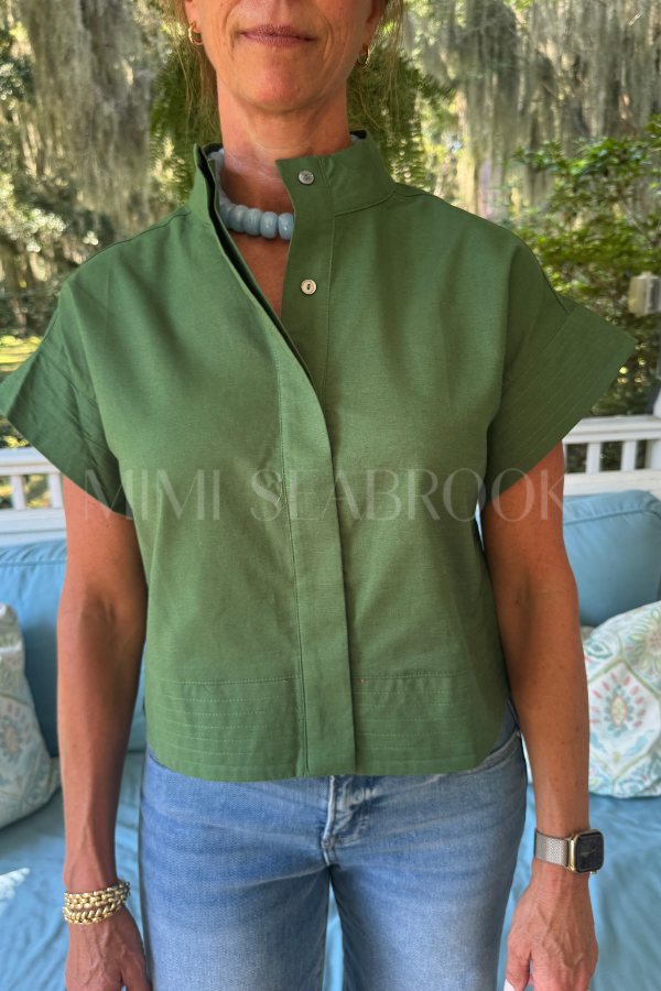 McDowell top, green