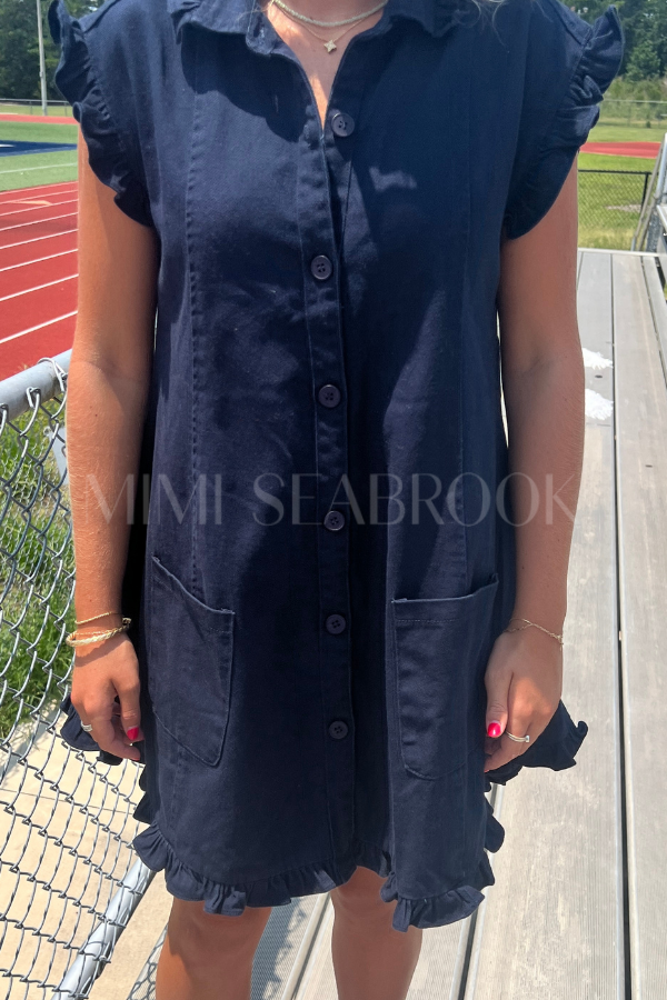 Merrick dress, navy