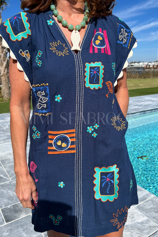 Mika dress, navy