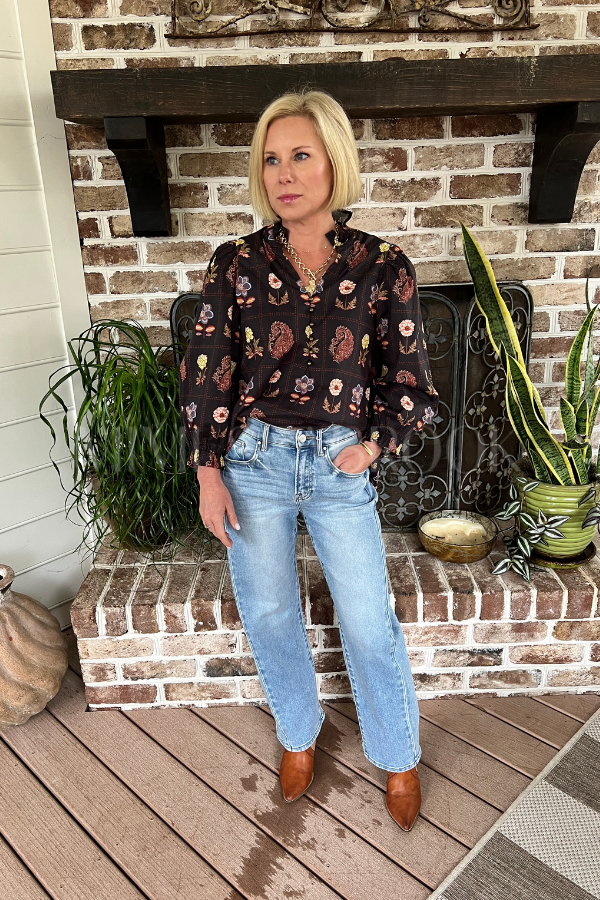 Miley barrel leg jeans, light denim