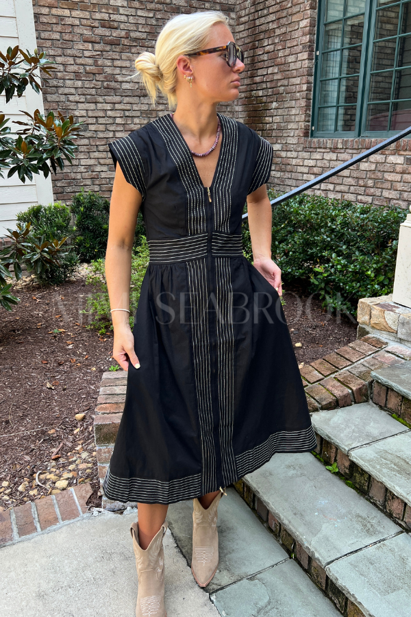 Minnick dress, black