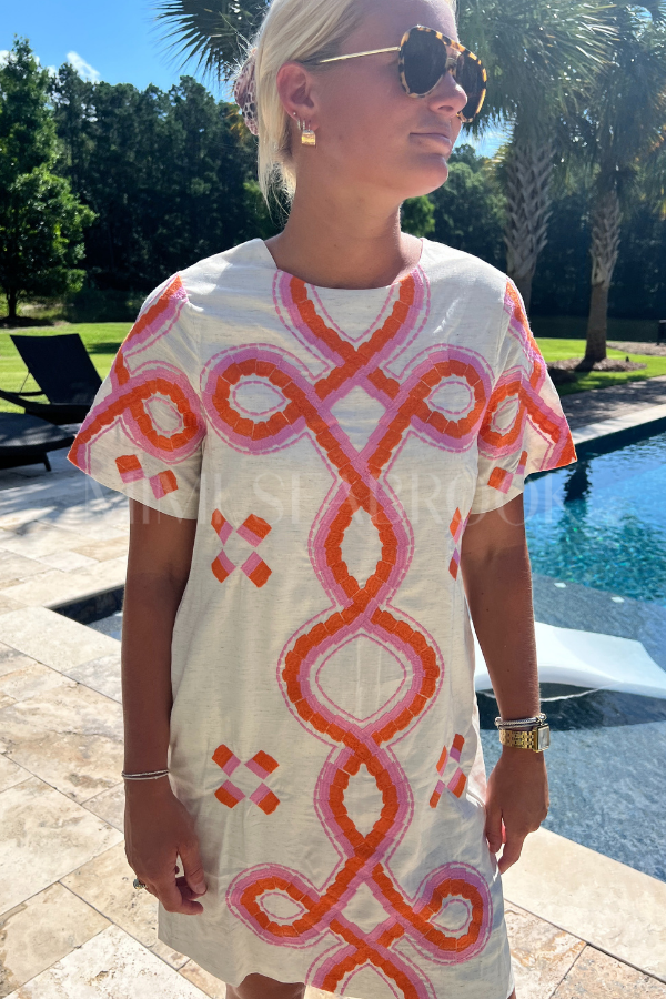 Monica dress, cream