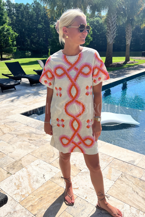 Monica dress, cream