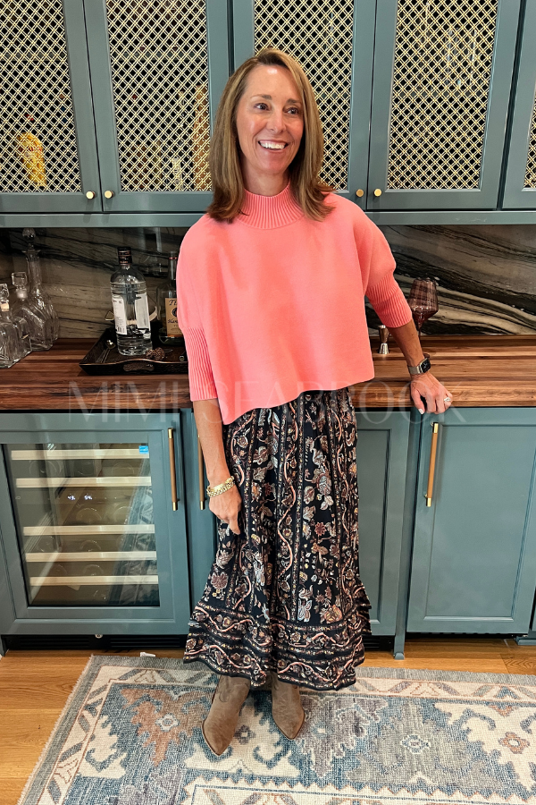 Morgan Midi Skirt, Bois Print by Cleobella