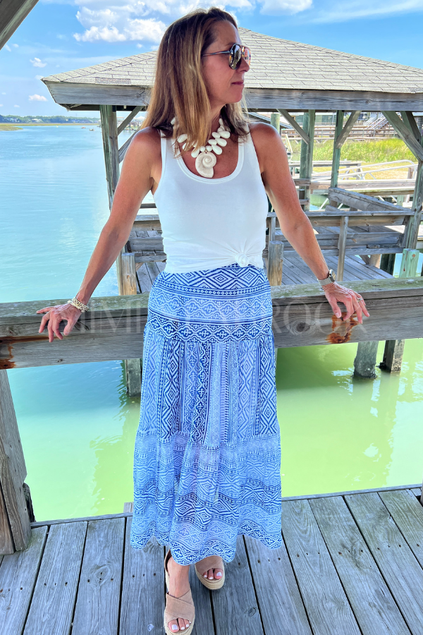 Murphy skirt, blue