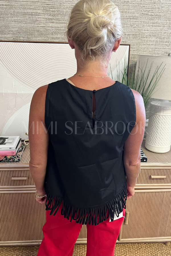 Nadine top, black